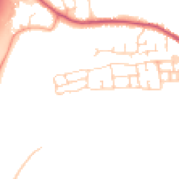 Daytime road noise heatmap for CO4 5YJ