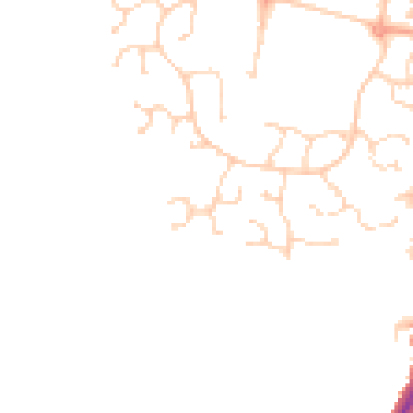 Daytime road noise heatmap for CO4 9SF