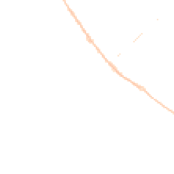 Night-time road noise heatmap for CO5 0AG