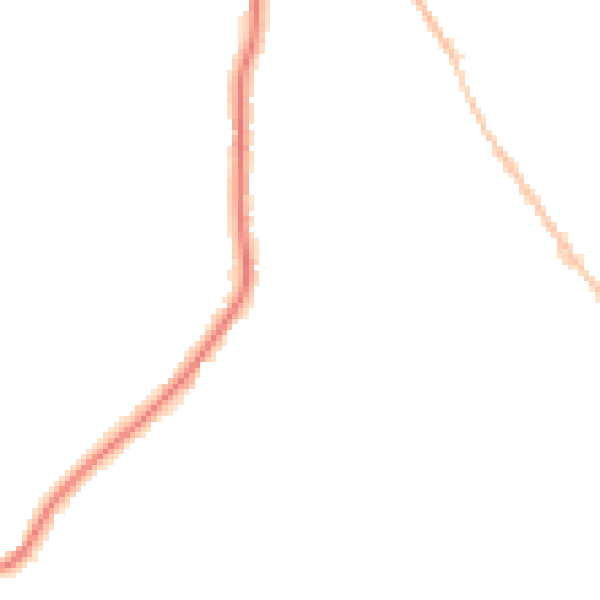 Night-time road noise heatmap for CO5 0AY