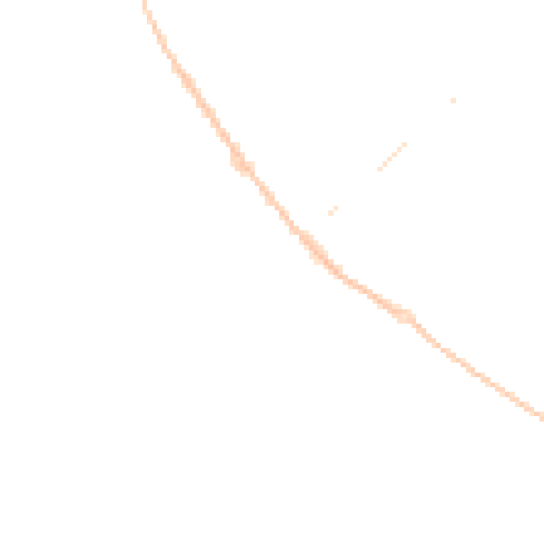 Night-time road noise heatmap for CO5 0BP