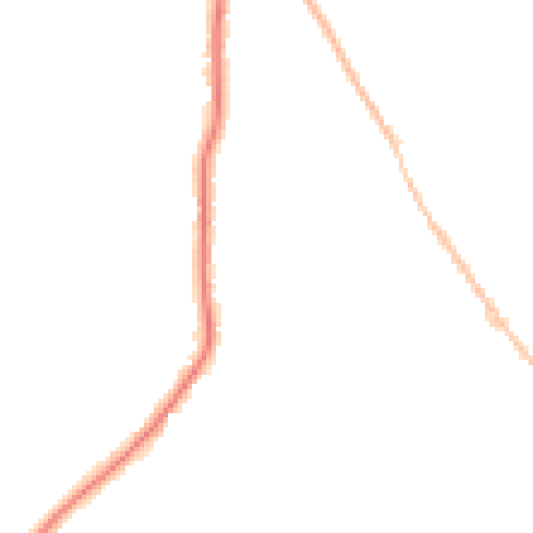 Night-time road noise heatmap for CO5 0BS