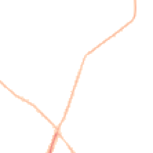 Night-time road noise heatmap for CO5 0EP