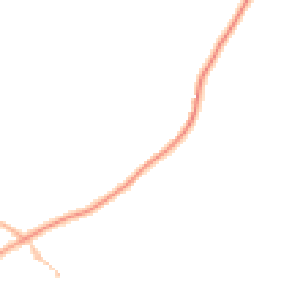 Daytime road noise heatmap for CO5 0JA