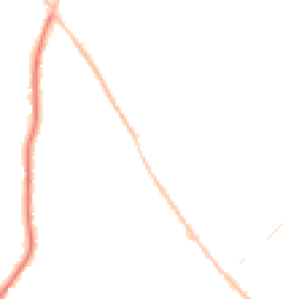 Night-time road noise heatmap for CO5 0SU