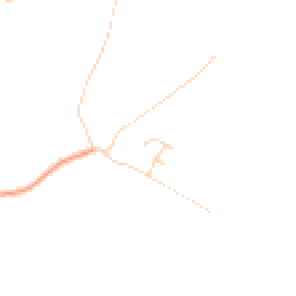 Daytime road noise heatmap for CO5 7BP
