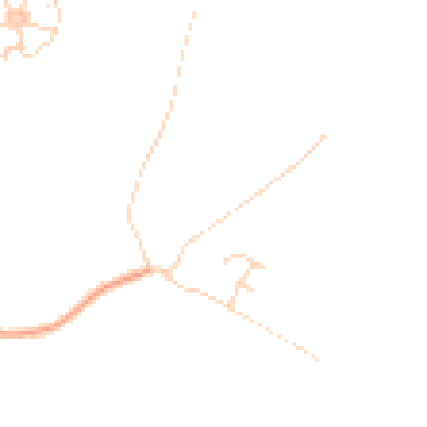 Daytime road noise heatmap for CO5 7DB