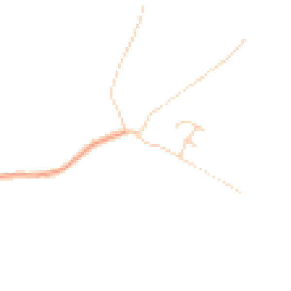 Daytime road noise heatmap for CO5 7DE