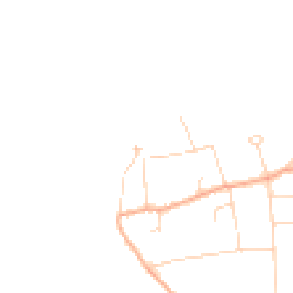 Daytime road noise heatmap for CO5 8NY