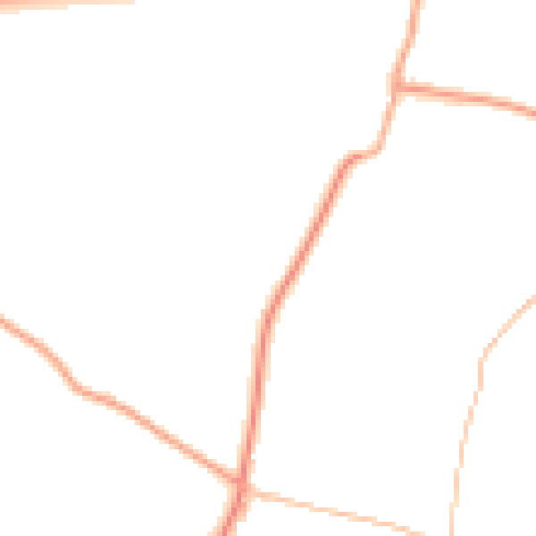 Daytime road noise heatmap for CO5 9XT