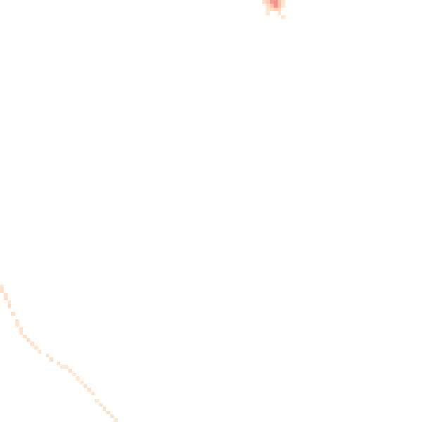 Night-time road noise heatmap for CR0 0AR