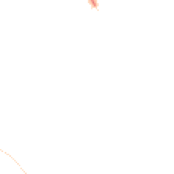 Night-time road noise heatmap for CR0 0BY