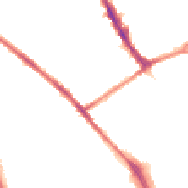 Night-time road noise heatmap for CR0 3LT