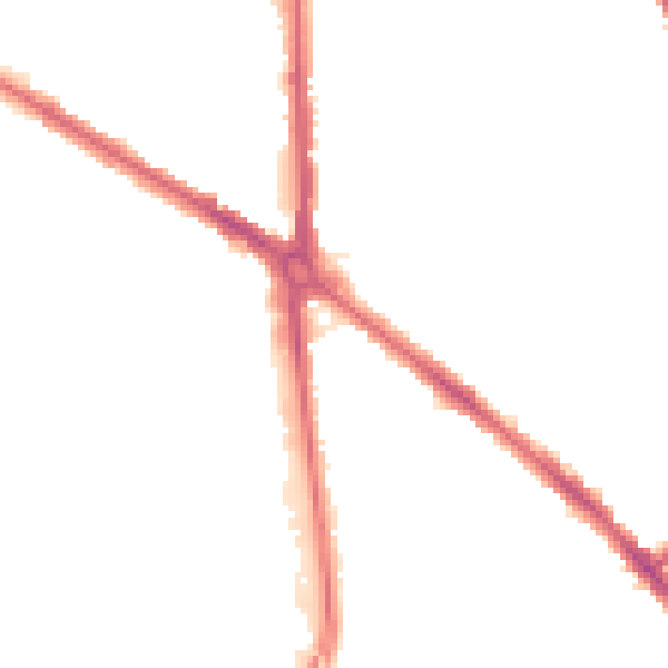 Night-time road noise heatmap for CR0 3NH