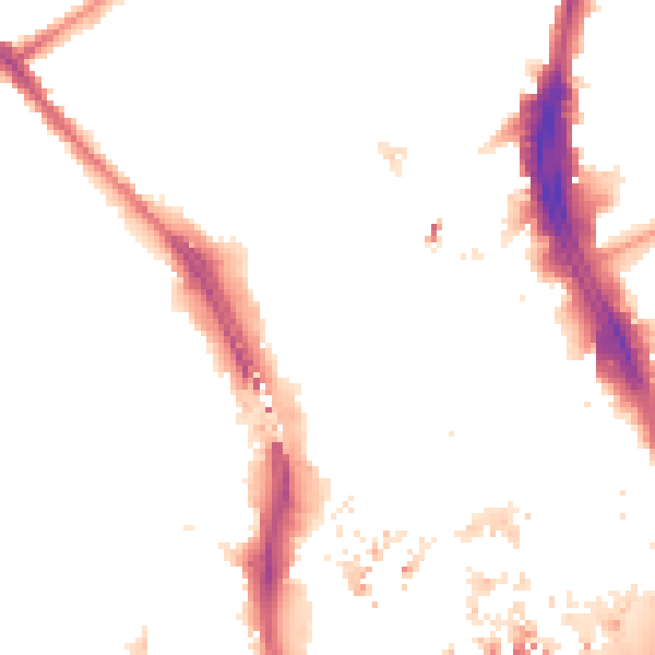 Night-time road noise heatmap for CR0 3SJ