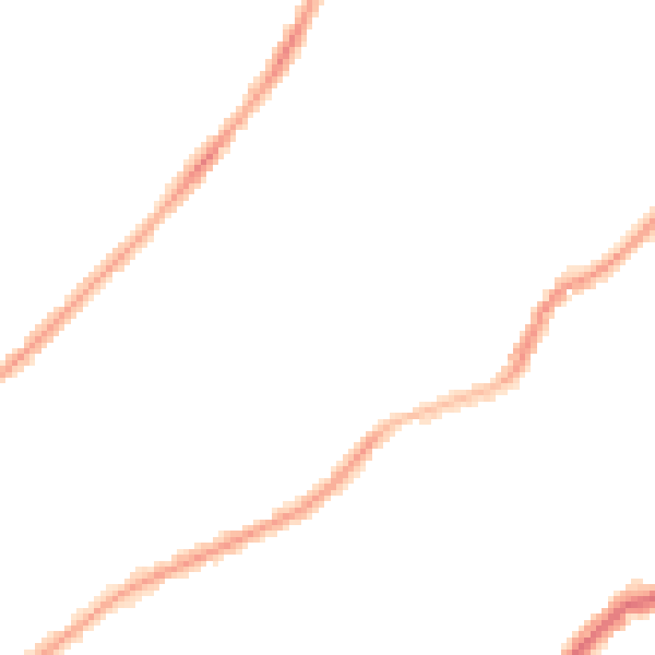 Night-time road noise heatmap for CR0 6HY