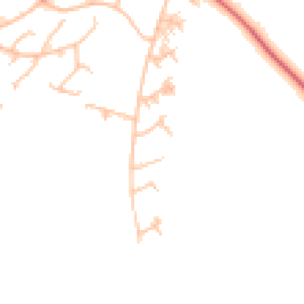 Daytime road noise heatmap for CR0 9HH