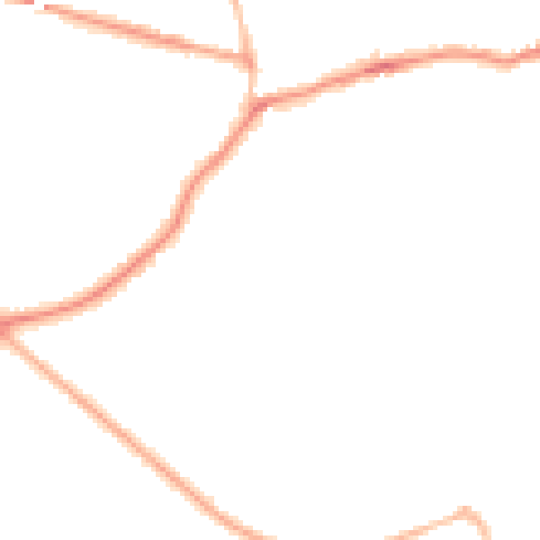 Night-time road noise heatmap for CT11 0AZ