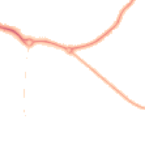 Night-time road noise heatmap for CT11 0LH