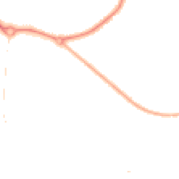 Night-time road noise heatmap for CT11 0LP