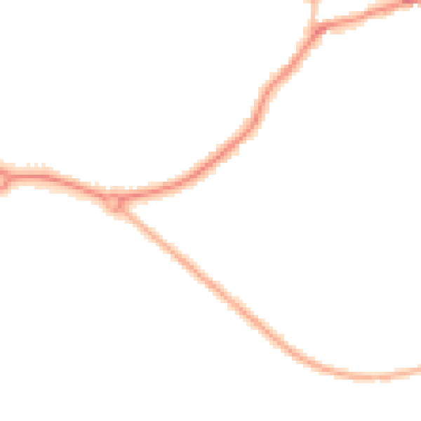 Night-time road noise heatmap for CT11 0RY