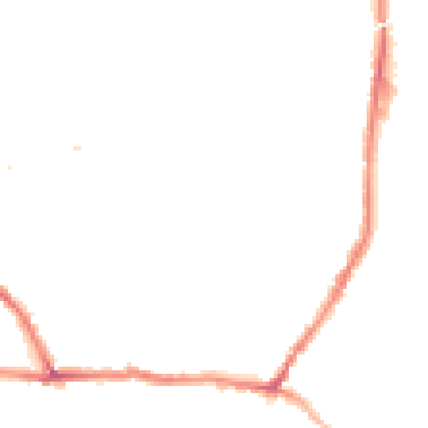 Night-time road noise heatmap for CT11 7EA