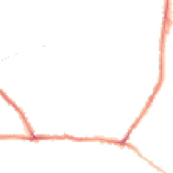 Night-time road noise heatmap for CT11 7JT