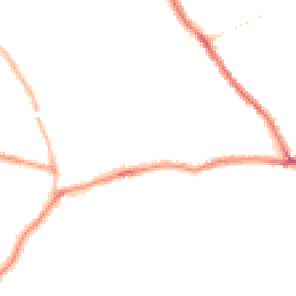 Night-time road noise heatmap for CT11 7RQ