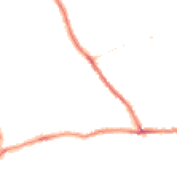 Night-time road noise heatmap for CT11 7SD