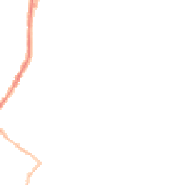 Night-time road noise heatmap for CT11 8AJ