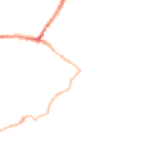 Night-time road noise heatmap for CT11 8DD