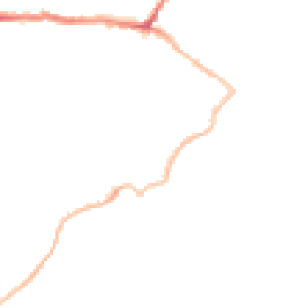 Night-time road noise heatmap for CT11 8JB