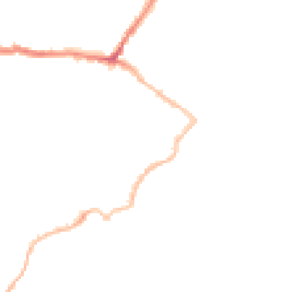 Night-time road noise heatmap for CT11 8JG