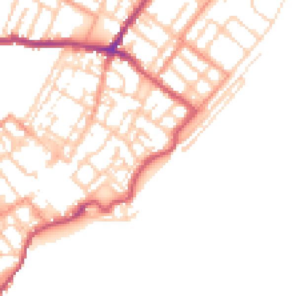 Daytime road noise heatmap for CT11 8JJ