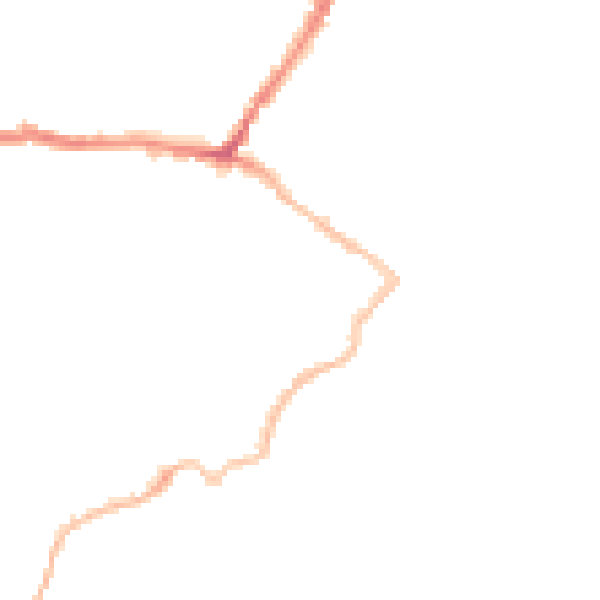 Night-time road noise heatmap for CT11 8JP