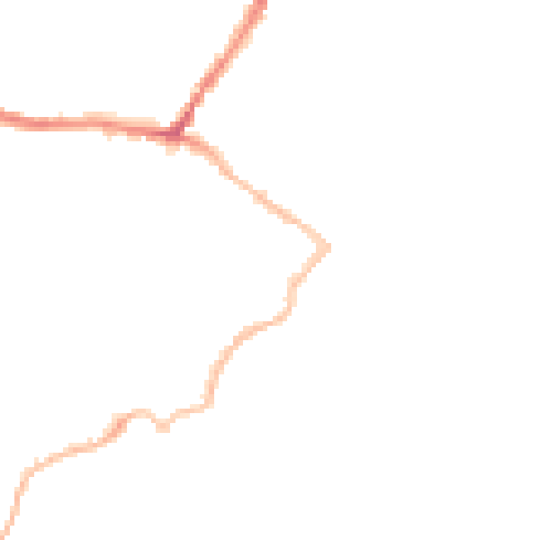 Night-time road noise heatmap for CT11 8JS