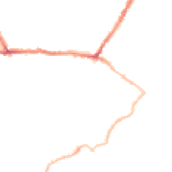 Night-time road noise heatmap for CT11 8PB