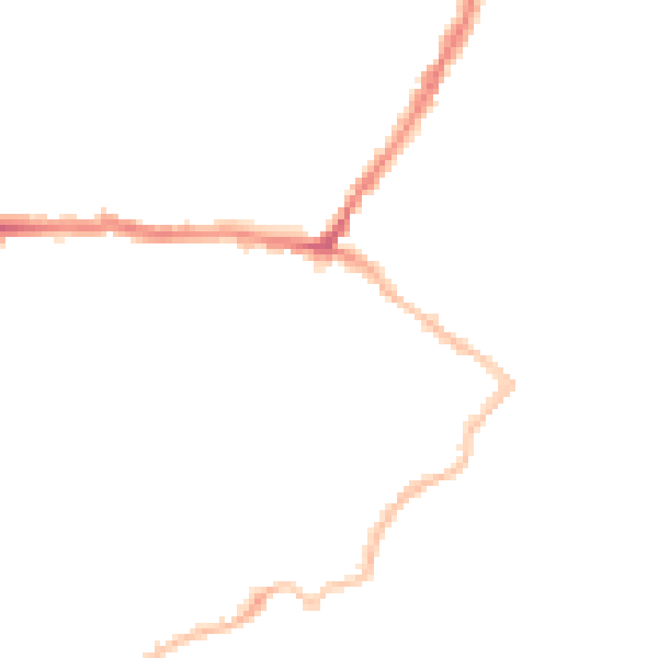 Night-time road noise heatmap for CT11 8PU