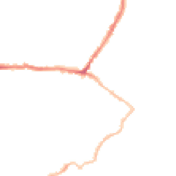 Night-time road noise heatmap for CT11 8PW