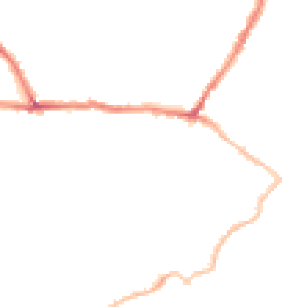 Night-time road noise heatmap for CT11 8QL