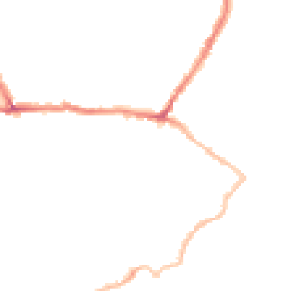 Night-time road noise heatmap for CT11 8QR