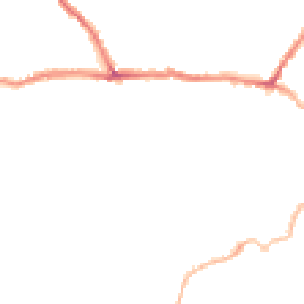 Night-time road noise heatmap for CT11 9RH