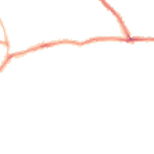 Night-time road noise heatmap for CT11 9SX