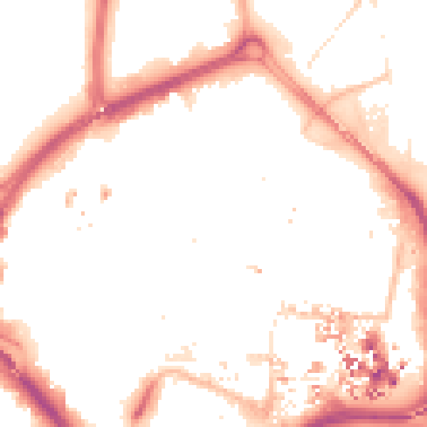 Night-time road noise heatmap for CV1 1HF