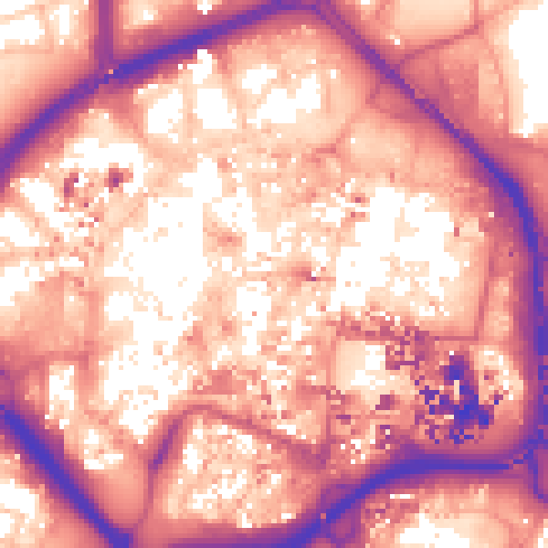 Daytime road noise heatmap for CV1 1LL