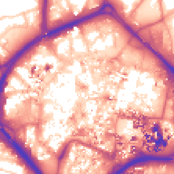Daytime road noise heatmap for CV1 1NB
