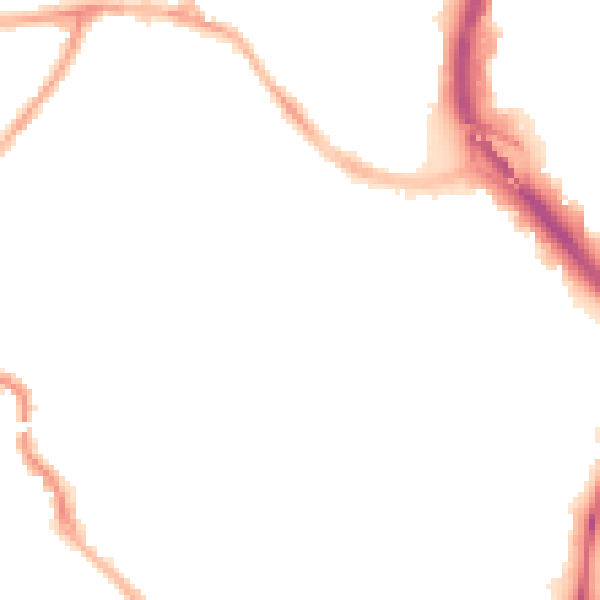 Night-time road noise heatmap for CV1 3EW