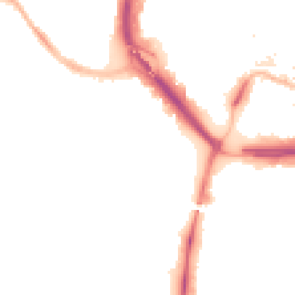 Night-time road noise heatmap for CV1 3GA