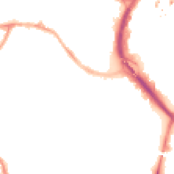 Night-time road noise heatmap for CV1 3GH
