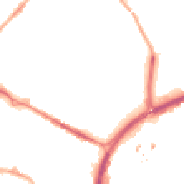 Night-time road noise heatmap for CV1 4AS